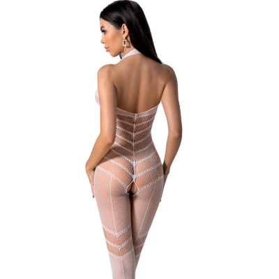 PASSION - BS100 BODYSTOCKING BRANCO TAMANHO ÚNICO