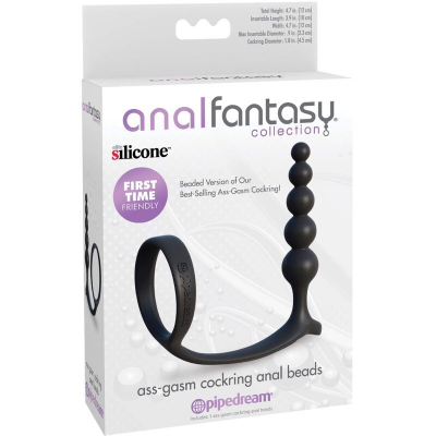 ANAL FANTASY ELITE COLLECTION  - ASS-GASM COCKRING ANAL BEADS