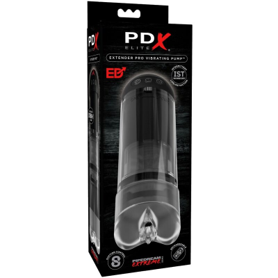 PDX ELITE - STROKER EXTENDER PRO VIBRADOR MASTURBADOR