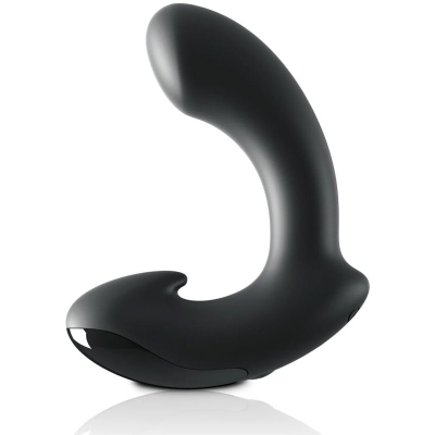 SIR RICHARDS - MASSAGEADOR DE PRÓSTATA P-POINT DE SILICONE PRETO