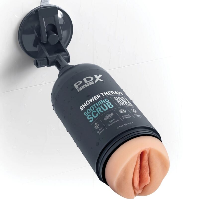 PDX PLUS - MASTURBADOR STROKER DE DESIGN DISCRETO COM FRASCOS DE SHAMPOO ESFOLIANTE CALMANTE