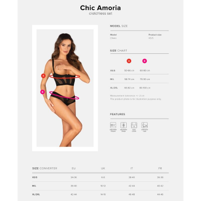 OBSESSIVE - CONJUNTO CHIC AMORIA 2 PEÇAS XS/S