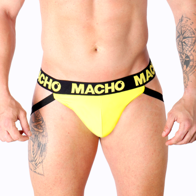 MACHO - MX25A JOCK LYCRA AMARELO L