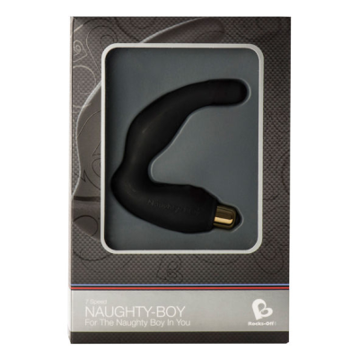 NAUGHTY-BOY 7 VELOCIDADE VIBRATÓRIO MASSAGER PRETO