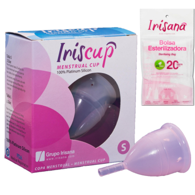 IRISCUP MENSTRUAL CUP ROSA PEQUENO