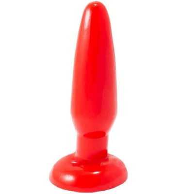 PLUG ANAL PEQUEÑO ROJO 15CM