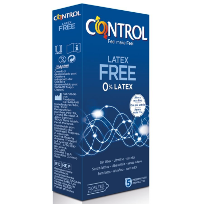 CONTROL FREE SIN LATEX  5 UNID